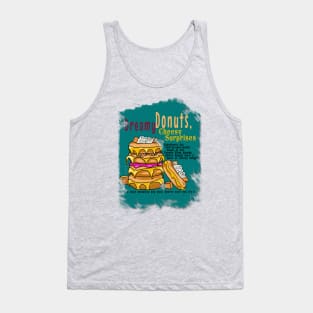 Cheesy Bliss Bombs Retro Delight Poster Tank Top